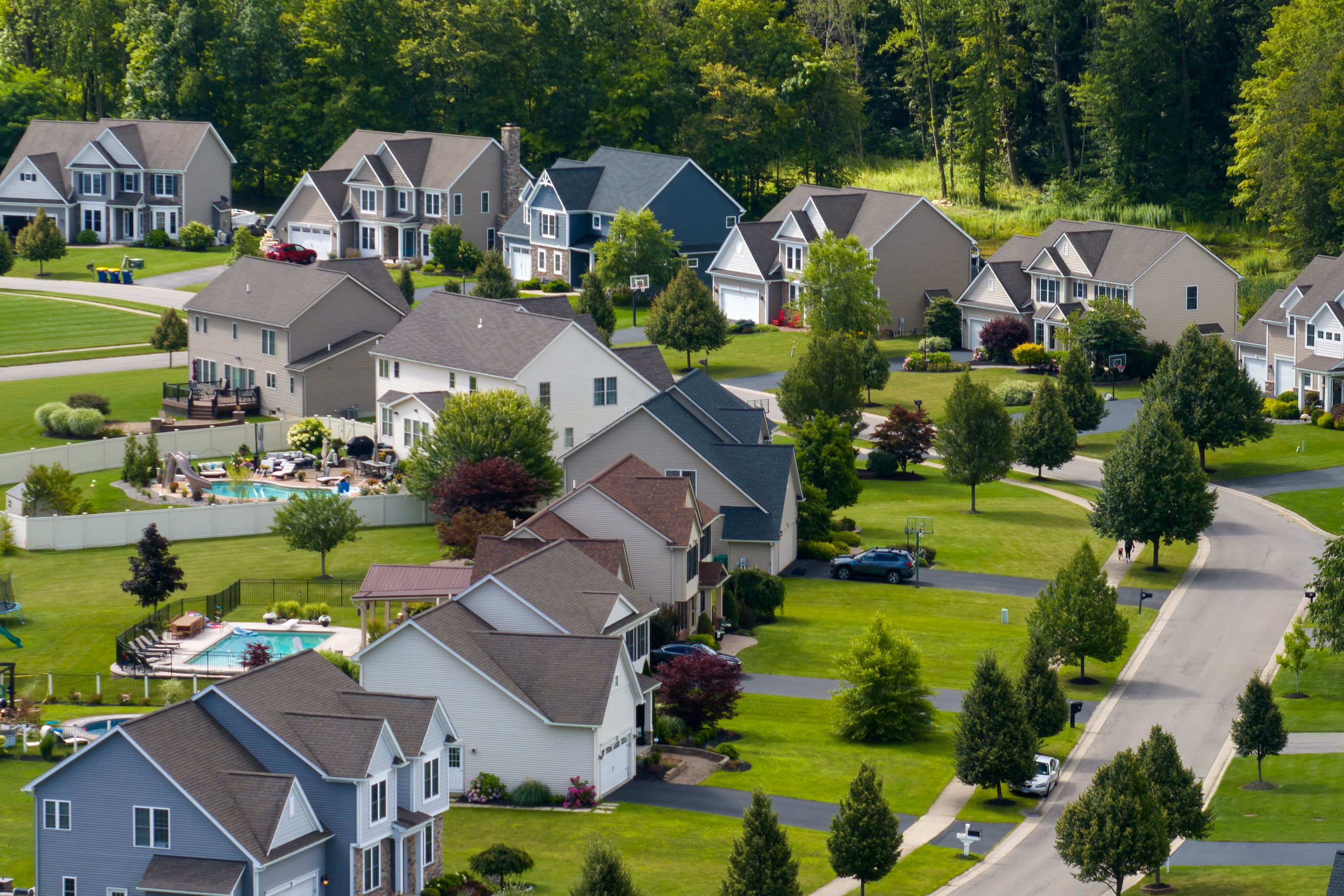 Suburban two-story home representative of O'Fallon, MO subdivisions.